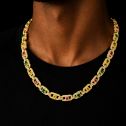 AVchainz Multi-Color Gemstone Chain - 8mm
