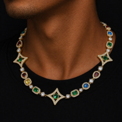 AVchainz Colorful Gemstone Chain - 9mm