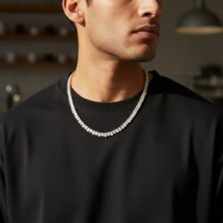 AV Chainz Jewelry Chains Necklaces Bracelets & More Gold AVchainz Teardrop Tennis Chain – 6mm Model 1