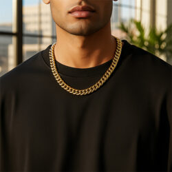 AV Chainz Jewelry Chains Necklaces Bracelets & More Gold Cuban Link Chain - 12mm Model 2