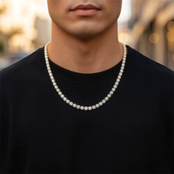 AV Chainz Jewelry Chains Necklaces Bracelets & More Gold Tennis Chain - 4mm Model 2